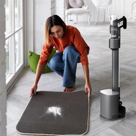 Cordless Vacuum Auto-Disposal Charging Powerology - Black